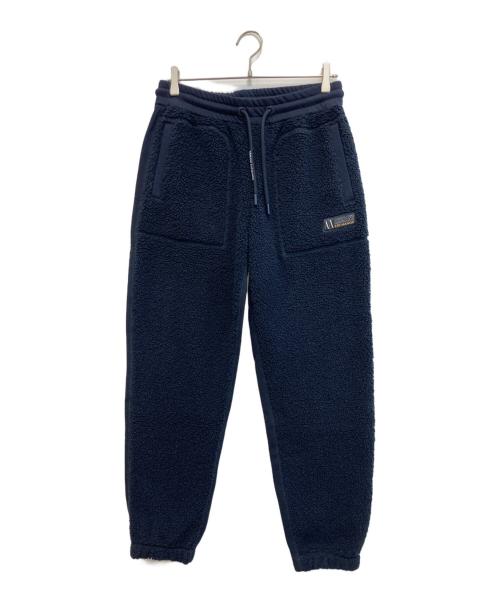 ARMANI EXCHANGE（アルマーニ エクスチェンジ）ARMANI EXCHANGE (アルマーニ エクスチェンジ) ボアスウェットパンツ ネイビー サイズ:XSの古着・服飾アイテム
