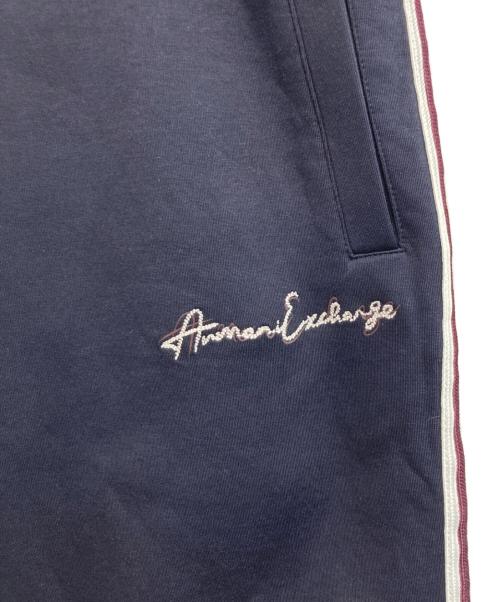 ARMANI EXCHANGE（アルマーニ エクスチェンジ）ARMANI EXCHANGE (アルマーニ エクスチェンジ) ラインスウェットパンツ ネイビー サイズ:Sの古着・服飾アイテム