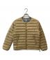 DANTON（ダントン）の古着「Crew Neck Inner Down Jacket」｜ブラウン