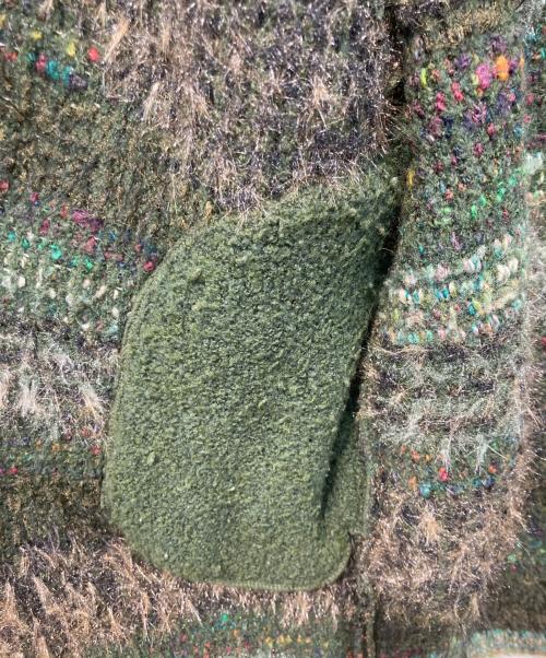 Mame Kurogouchi（マメクロゴウチ）mame kurogouchi (マメクロゴウチ) Mountainscape Gradation Knitted Coat グリーン サイズ:2の古着・服飾アイテム