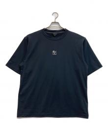 MIZUNO×IL BISONTE（ミズノ×イル ビゾンテ）の古着「アンチスウェット クルーネックプルオーバー Tシャツ」｜ブラック
