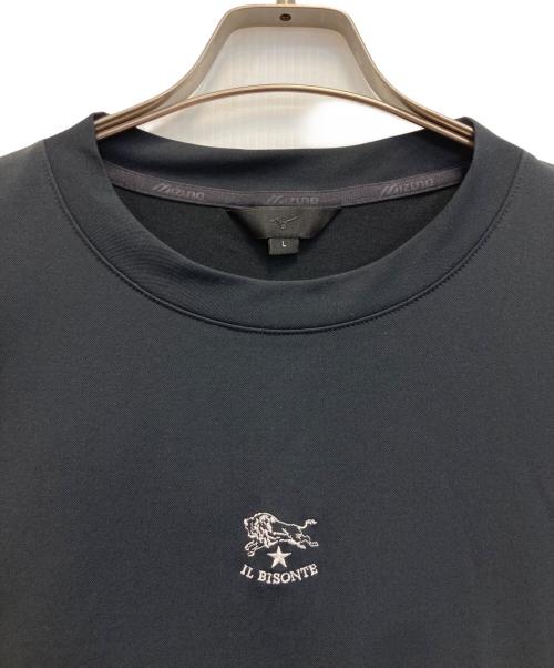MIZUNO（ミズノ）MIZUNO (ミズノ) IL BISONTE (イル ビゾンテ) アンチスウェット クルーネックプルオーバー Tシャツ ブラック サイズ:Lの古着・服飾アイテム