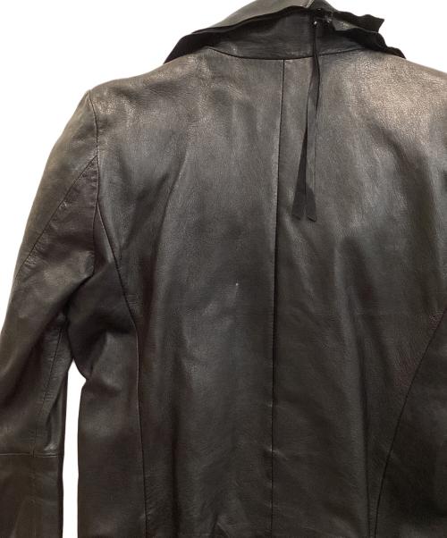EKAM（エカム）EKAM (エカム) スエード切替ラムレザージャケット ブラック サイズ:Lの古着・服飾アイテム