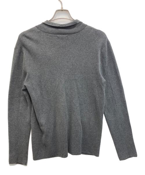 POLO RALPH LAUREN（ポロ・ラルフローレン）POLO RALPH LAUREN (ポロ・ラルフローレン) ニットジャケット グレー サイズ:XLの古着・服飾アイテム
