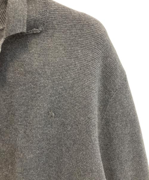 POLO RALPH LAUREN（ポロ・ラルフローレン）POLO RALPH LAUREN (ポロ・ラルフローレン) ニットジャケット グレー サイズ:XLの古着・服飾アイテム