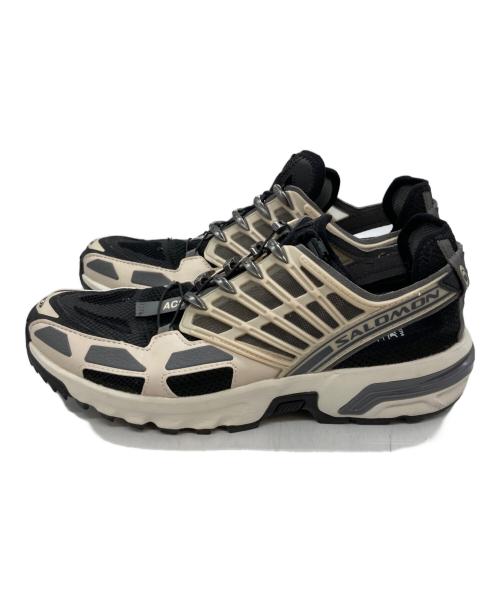 SALOMON（サロモン）SALOMON (サロモン) ACS PRO SHELL ローカットスニーカー アイボリー・ブラック サイズ:27.5の古着・服飾アイテム