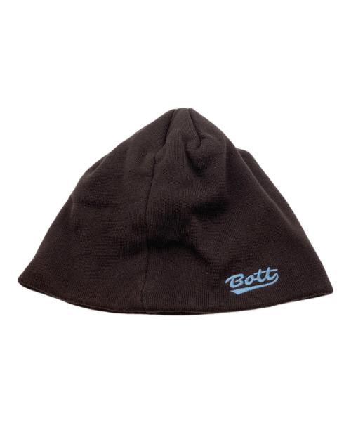 BoTT（ボット）BoTT (ボット) B LOGO SKULL CAP BEANIE ブラウンの古着・服飾アイテム