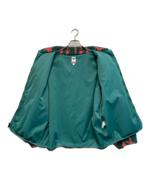 SUPREME（シュプリーム）Supreme (シュプリーム) South2 West8 (サウスツー ウエストエイト) Fleece Jacket /フリースジャケット グリーン×ピンク サイズ:Lの古着・服飾アイテム