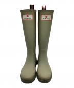 HUNTER×maison kitsuneハンター×メゾンキツネ）の古着「DOWNPOUR TALL BOOTS ダウンポア トールブーツ /レインブーツ」｜グリーン