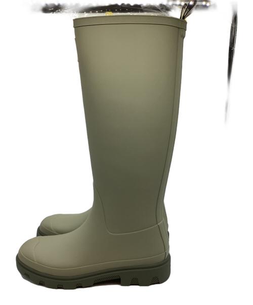 HUNTER（ハンター）HUNTER (ハンター) MAISON KITSUNE (メゾンキツネ) DOWNPOUR TALL BOOTS ダウンポア トールブーツ /レインブーツ グリーン サイズ:UK4の古着・服飾アイテム