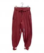 OFFWHITEオフホワイト）の古着「スウェットパンツ」｜レッド