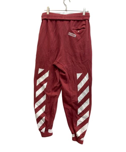 OFFWHITE（オフホワイト）OFFWHITE (オフホワイト) スウェットパンツ レッド サイズ:Sの古着・服飾アイテム