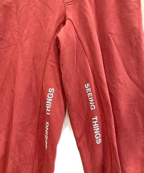 OFFWHITE（オフホワイト）OFFWHITE (オフホワイト) スウェットパンツ レッド サイズ:Sの古着・服飾アイテム