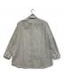 nonnotte (ノノット) Oversized Shirt/オーバーサイズ シャツ グレー サイズ:S：27000円