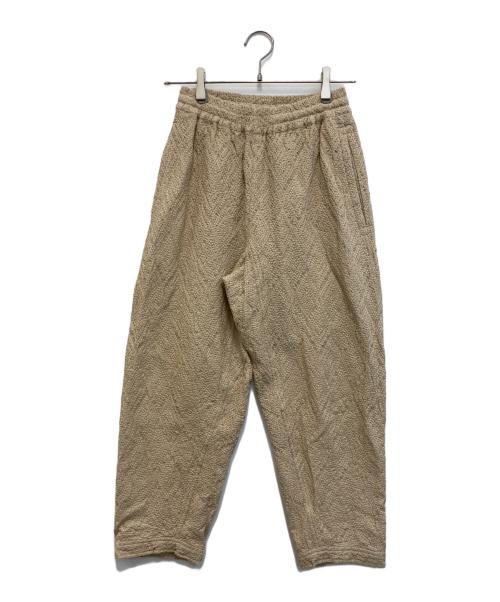 SEEALL（シーオール）SEEALL (シーオール) ELASTIC BAND PANTS / エラスティック バンド パンツ ベージュ サイズ:Mの古着・服飾アイテム