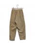SEEALL (シーオール) ELASTIC BAND PANTS / エラスティック バンド パンツ ベージュ サイズ:M：18000円