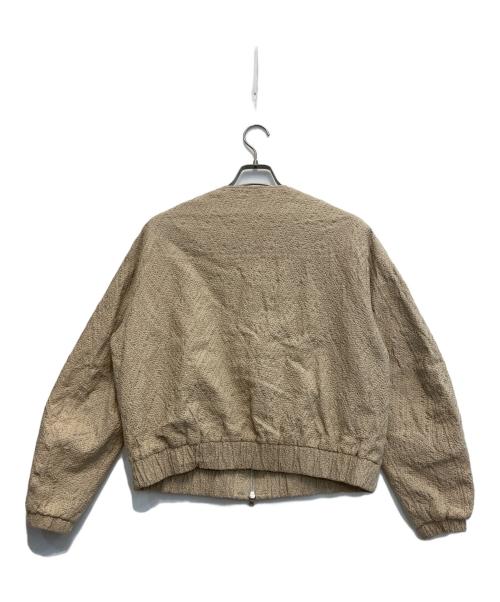 SEEALL（シーオール）SEEALL (シーオール) 23SS ノーカラーブルゾン ベージュ サイズ:3の古着・服飾アイテム
