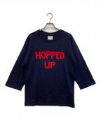 VISVIMビズビム）の古着「「HOPPED UP」ウールカットソー」｜ネイビー