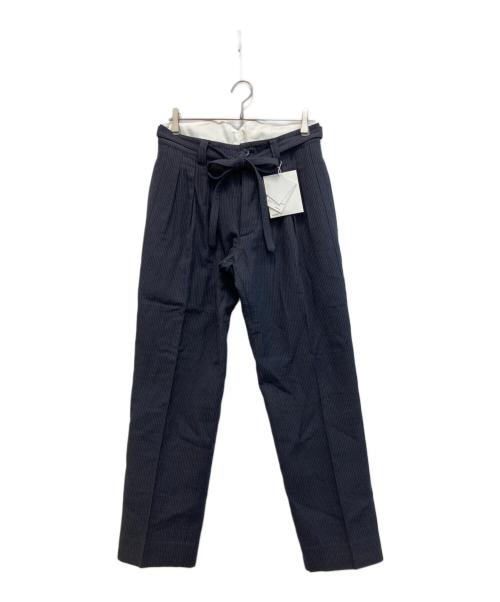 VISVIM（ビズビム）VISVIM (ビズビム) HAKAMA PANTS STRP W.YARN/袴パンツ ネイビー サイズ:1の古着・服飾アイテム