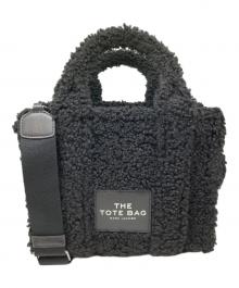 MARC JACOBS（マークジェイコブス）の古着「THE TEDDY MINI TOTE /ボア2WAYハンドバッグ」｜ブラック