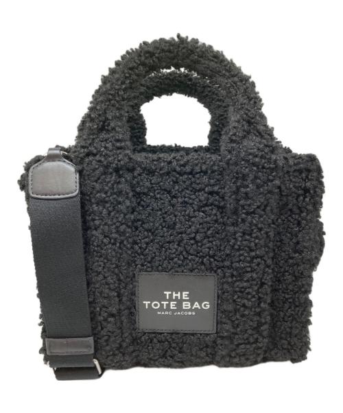 MARC JACOBS（マークジェイコブス）MARC JACOBS (マークジェイコブス) THE TEDDY MINI TOTE /ボア2WAYハンドバッグ ブラックの古着・服飾アイテム