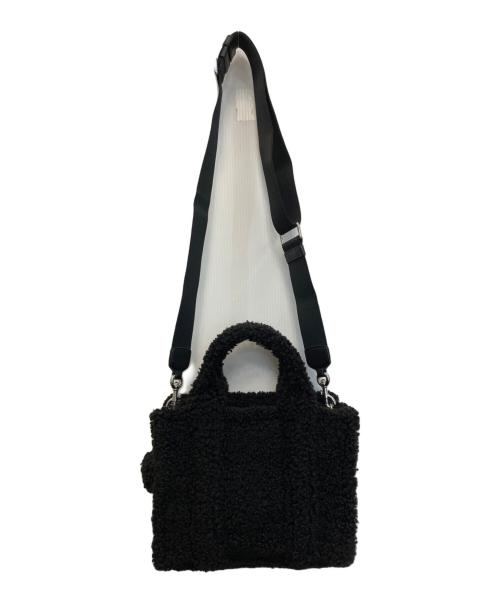 MARC JACOBS（マークジェイコブス）MARC JACOBS (マークジェイコブス) THE TEDDY MINI TOTE /ボア2WAYハンドバッグ ブラックの古着・服飾アイテム