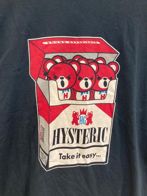 Hysteric Glamour（ヒステリックグラマー）Hysteric Glamour (ヒステリックグラマー) ヒスベアカットソー ブラック サイズ:Lの古着・服飾アイテム