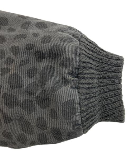 Hysteric Glamour（ヒステリックグラマー）Hysteric Glamour (ヒステリックグラマー) CHEETAH柄 カップショルダージャケット グレー サイズ:Mの古着・服飾アイテム