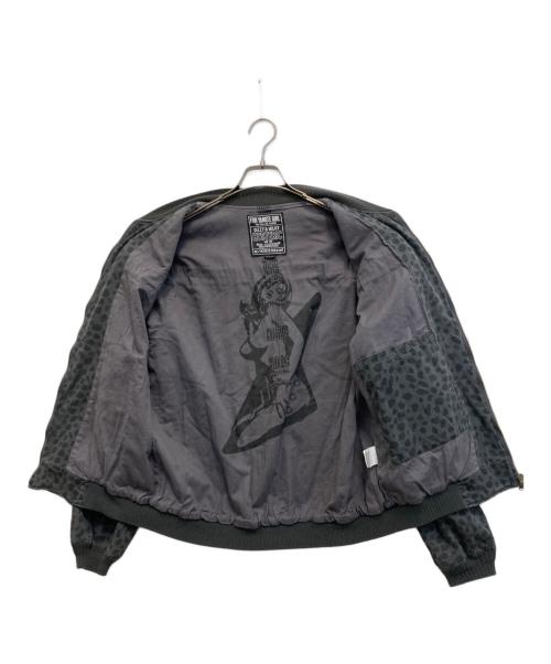 Hysteric Glamour（ヒステリックグラマー）Hysteric Glamour (ヒステリックグラマー) CHEETAH柄 カップショルダージャケット グレー サイズ:Mの古着・服飾アイテム