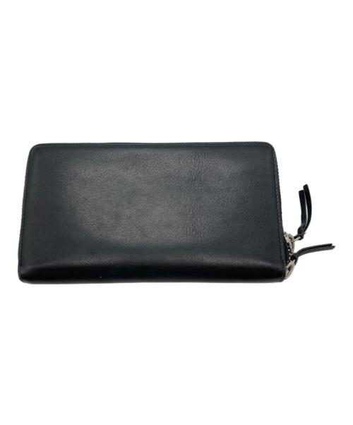 BALENCIAGA（バレンシアガ）BALENCIAGA (バレンシアガ) ペーパー コンチネンタル ジップアラウンドラウンドファスナー財布 ブラックの古着・服飾アイテム