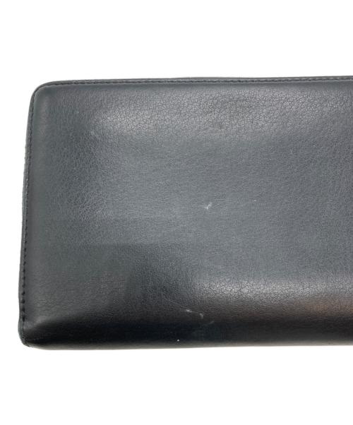 BALENCIAGA（バレンシアガ）BALENCIAGA (バレンシアガ) ペーパー コンチネンタル ジップアラウンドラウンドファスナー財布 ブラックの古着・服飾アイテム