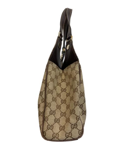 GUCCI（グッチ）GUCCI (グッチ) チャーミーショルダーバッグ ベージュ・ダークブラウンの古着・服飾アイテム