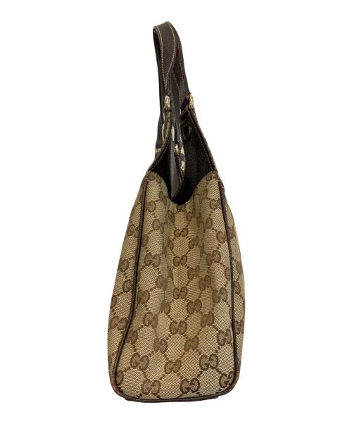 GUCCI（グッチ）GUCCI (グッチ) チャーミーショルダーバッグ ベージュ・ダークブラウンの古着・服飾アイテム