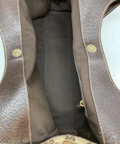 GUCCI（グッチ）GUCCI (グッチ) チャーミーショルダーバッグ ベージュ・ダークブラウンの古着・服飾アイテム