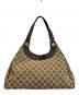 GUCCI（グッチ）の古着「チャーミーショルダーバッグ」｜ベージュ・ダークブラウン