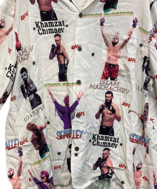 WACKO MARIA（ワコマリア）WACKO MARIA (ワコマリア) UFC HAWAIAN SHIRT / アロハシャツ ホワイト サイズ:XLの古着・服飾アイテム
