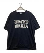WACKO MARIAワコマリア）の古着「25SS WASHED HEAVY WEIGHT T-SHIRT ロゴTシャツ」｜ブラック