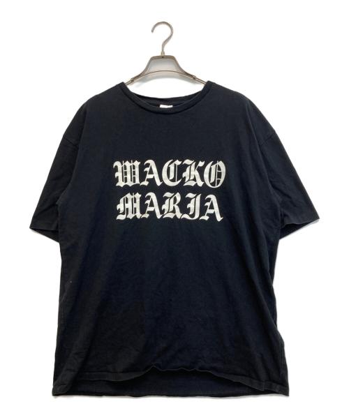 WACKO MARIA（ワコマリア）WACKO MARIA (ワコマリア) 25SS WASHED HEAVY WEIGHT T-SHIRT ロゴTシャツ ブラック サイズ:XXLの古着・服飾アイテム