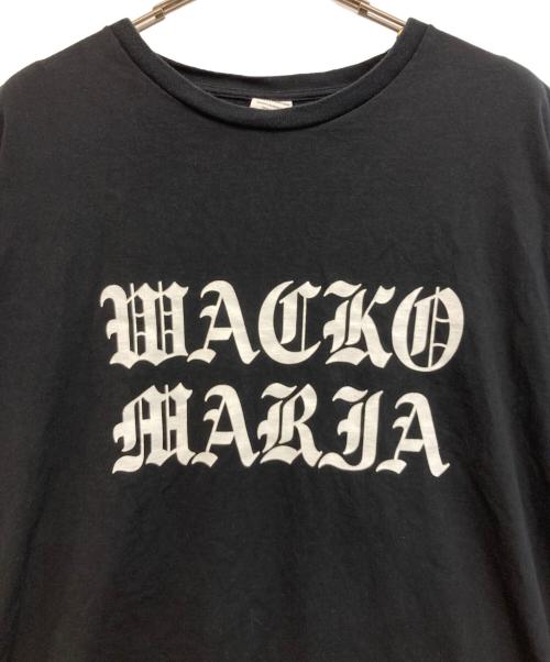 WACKO MARIA（ワコマリア）WACKO MARIA (ワコマリア) 25SS WASHED HEAVY WEIGHT T-SHIRT ロゴTシャツ ブラック サイズ:XXLの古着・服飾アイテム