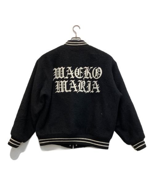 WACKO MARIA（ワコマリア）WACKO MARIA (ワコマリア) ウール・モヘアアバーシティジャケット/スタジャン ブラック サイズ:Xlの古着・服飾アイテム