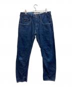 Denhamデンハム）の古着「CROSS BACK TAPERED PANTS」｜インディゴ