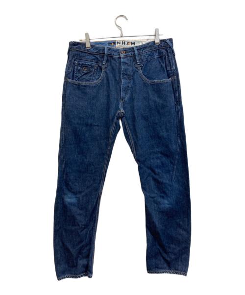 Denham（デンハム）Denham (デンハム) CROSS BACK TAPERED PANTS インディゴ サイズ:w34の古着・服飾アイテム