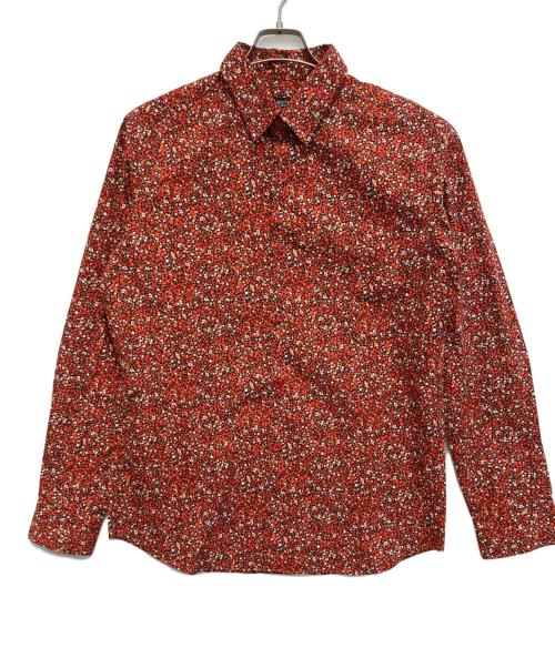 agnes b homme（アニエスベーオム）agnes b homme (アニエスベーオム) 花柄シャツ オレンジ サイズ:40の古着・服飾アイテム