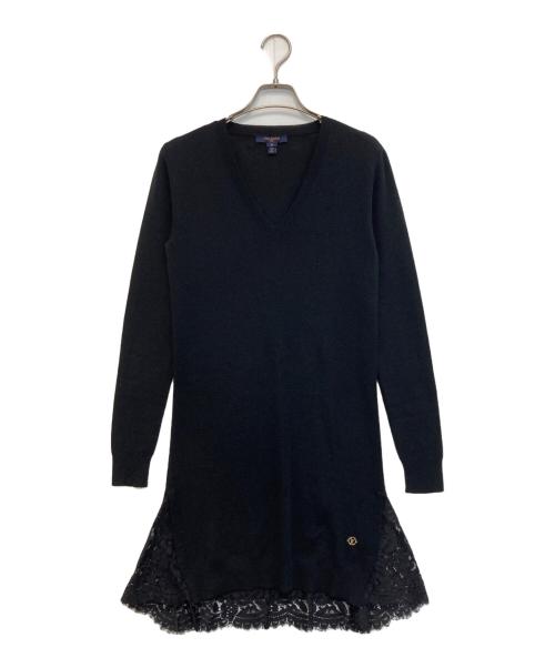 LOUIS VUITTON（ルイ ヴィトン）LOUIS VUITTON (ルイ ヴィトン) ニットワンピース ブラック サイズ:XSの古着・服飾アイテム