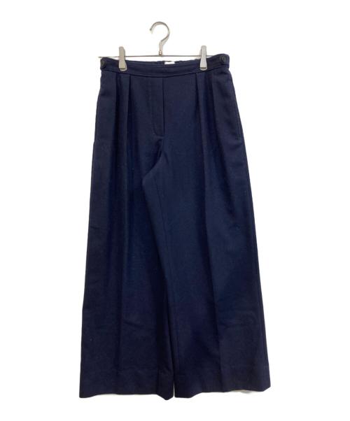HERMES（エルメス）HERMES (エルメス) ウールパンツ ネイビー サイズ:34の古着・服飾アイテム
