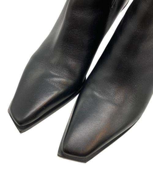 JIMMY CHOO（ジミーチュウ）JIMMY CHOO (ジミーチュウ) ハドレー アンクルブーツ ブラック サイズ:35の古着・服飾アイテム