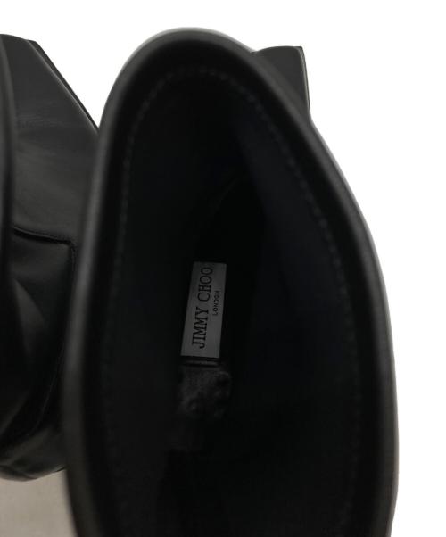 JIMMY CHOO（ジミーチュウ）JIMMY CHOO (ジミーチュウ) ハドレー アンクルブーツ ブラック サイズ:35の古着・服飾アイテム