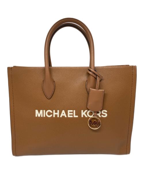 MICHAEL KORS（マイケルコース）MICHAEL KORS (マイケルコース) 2WAYレザートートバッグ ブラウンの古着・服飾アイテム