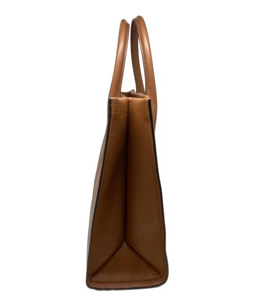 MICHAEL KORS（マイケルコース）MICHAEL KORS (マイケルコース) 2WAYレザートートバッグ ブラウンの古着・服飾アイテム