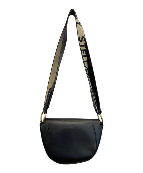 STELLA McCARTNEY（ステラマッカートニー）STELLA McCARTNEY (ステラマッカートニー) ミニマーリーロゴショルダーバッグ ブラックの古着・服飾アイテム